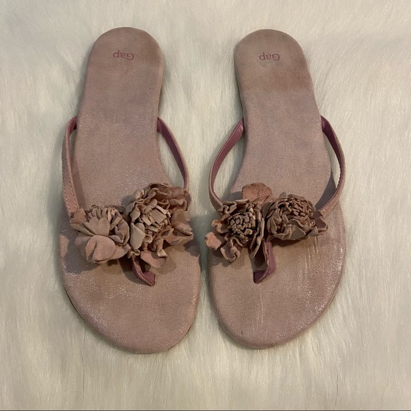 GAP Shoes - GAP Pink Flower Sandals